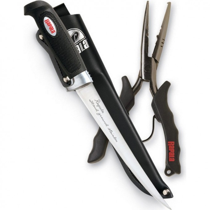 Комбо-набор RAPALA 6 (плоскогубцы (22 см.); нож 706 с ножнами) RPLR8-706 Комбо-набор RAPALA 6 (плоскогубцы (22 см.); нож 706 с ножнами) RPLR8-706