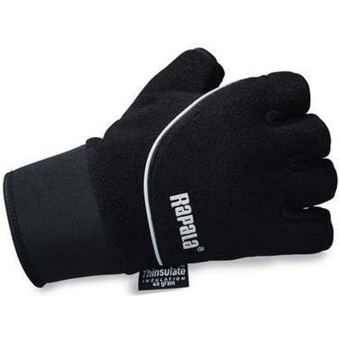 Перчатки RAPALA Stretch Half Finger RSGHF-M Перчатки RAPALA Stretch Half Finger RSGHF-M